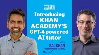 Meet your kid’s new AI tutor (with Khan Academy founder and CEO Sal Khan) | Rapid Response