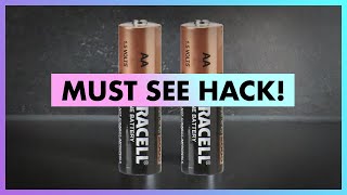 Best battery test hack! Battery bounce check - how to test aa battery life