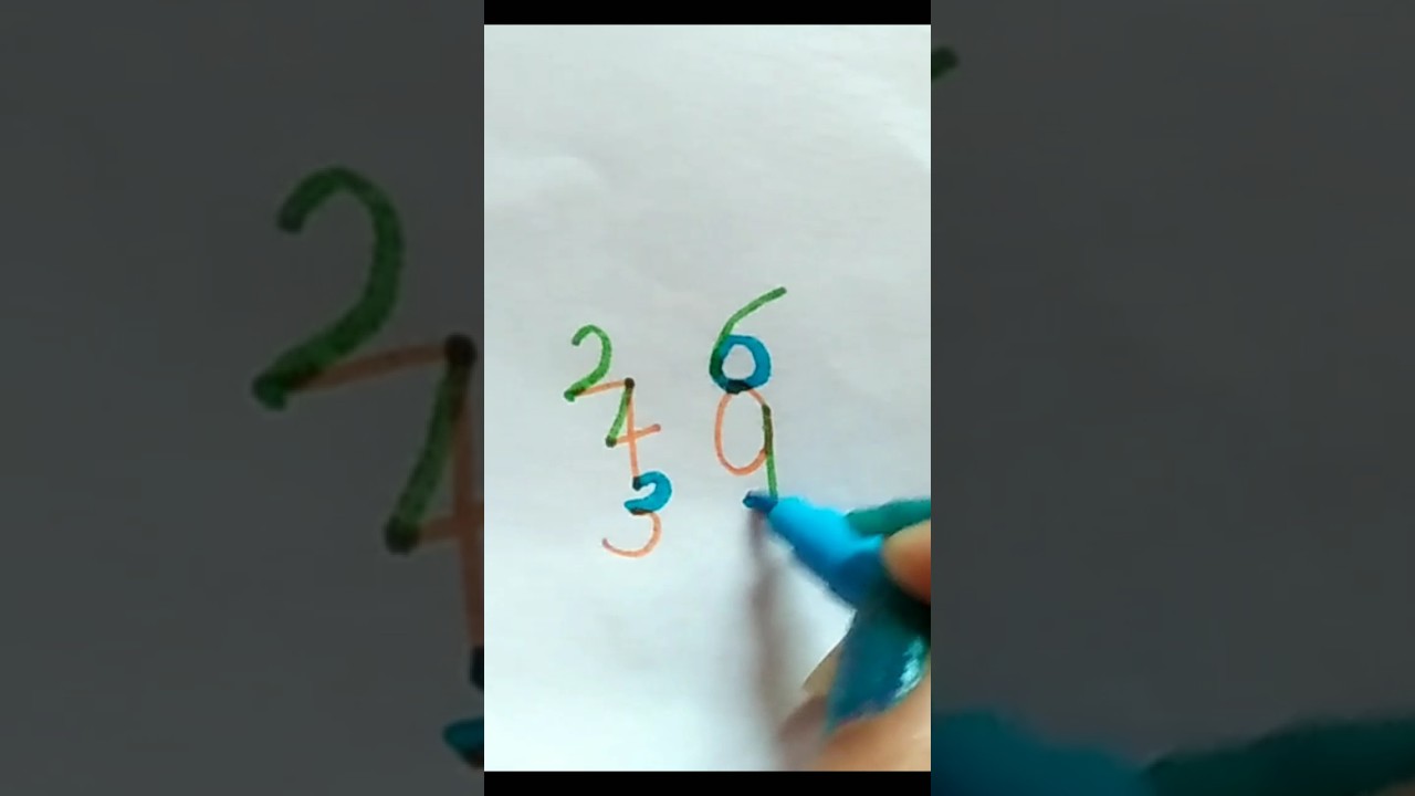 10 to 0 countdown by doms colour brush pen 