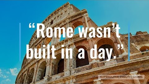 "Rome Wasn