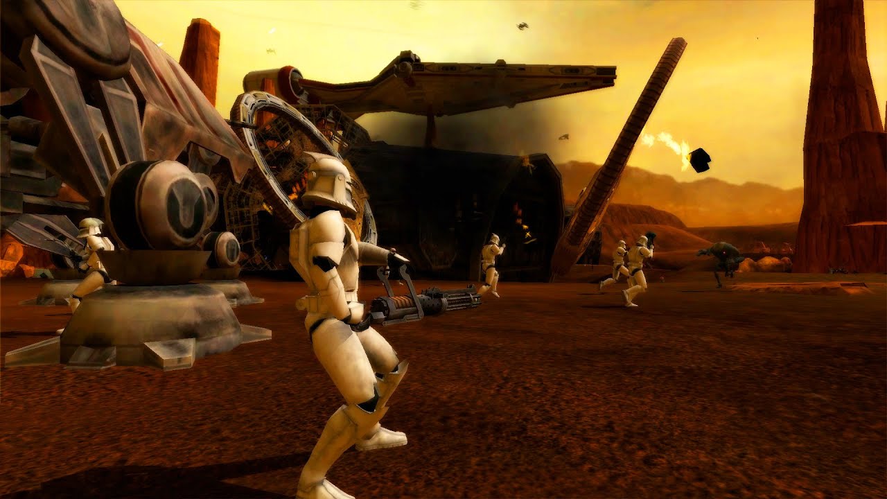 Star Wars Battlefront 2 - Battle Of Geonosis - NPC Wars - YouTube
