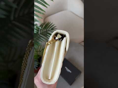 Сумка женская Cassandre Matelasse Chain Wallet White, видео 1