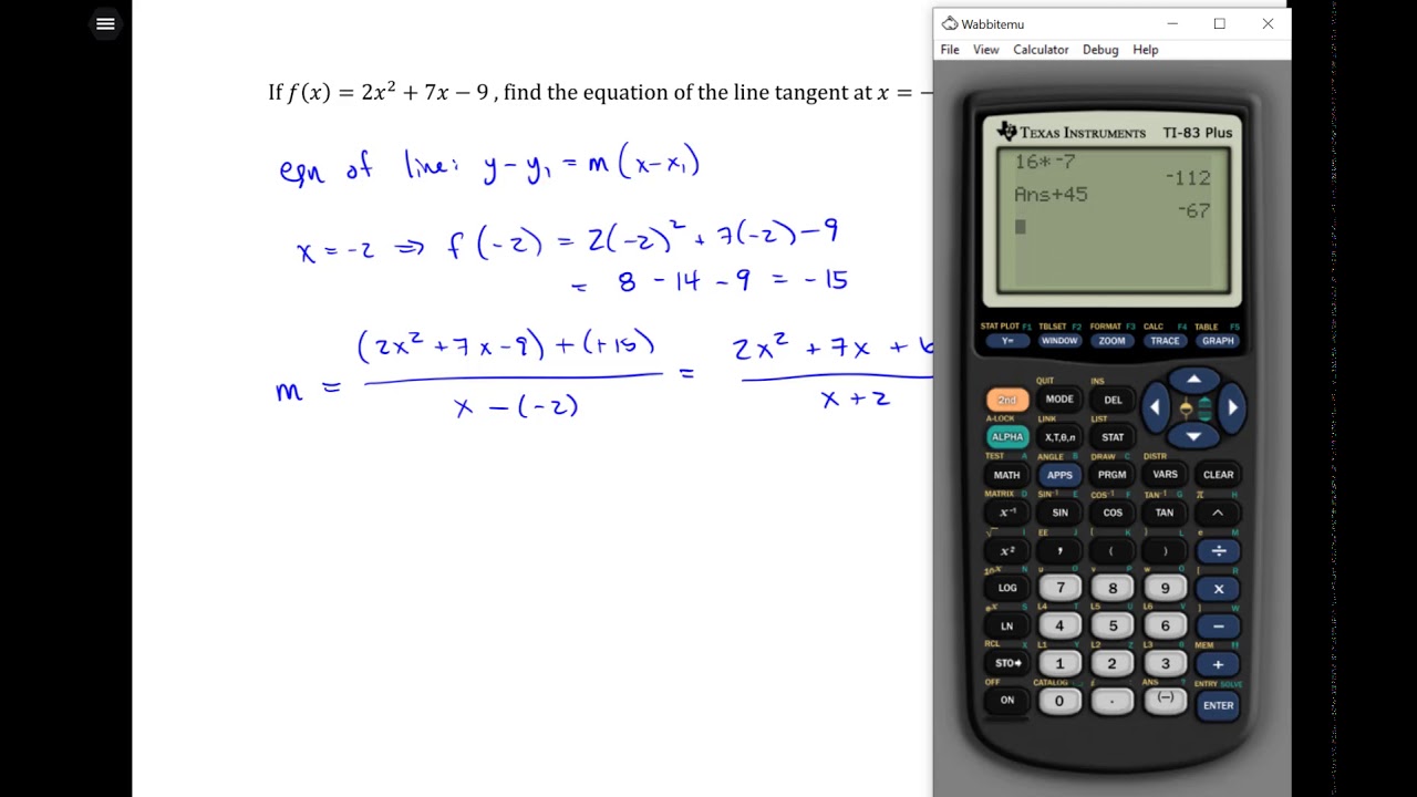 Tangent Lines Find The Equation Of A Tangent Line Quadratic YouTube tangent-lines-find-the-equation-of-a-tangent-line-quadratic-youtube