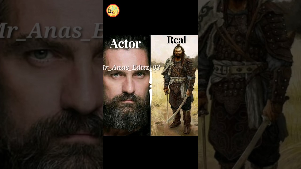 Ertugrul ghazi Real⚔Vs⚔Actor photos📸 || 
