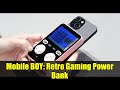 Mobile BOY: Retro Gaming Power Bank | Charge & Play Anywhere!