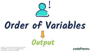 L5 - V20 - Order of Variables | Introduction to Functions | Python Basics for students