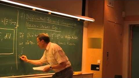 Lecture 2 - Part a: Derivation of Incompressible N-S Eqs.