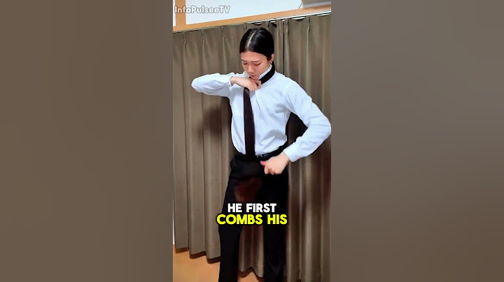 The Man who made himself a Tie from his Hair😮