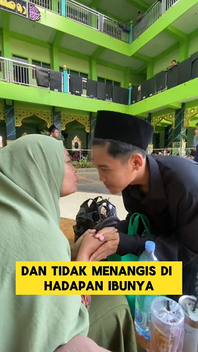 momen haru ketika santri menahan air mata saat dijenguk ibunya ‼️ #santri #ibu #pesantren #mondok