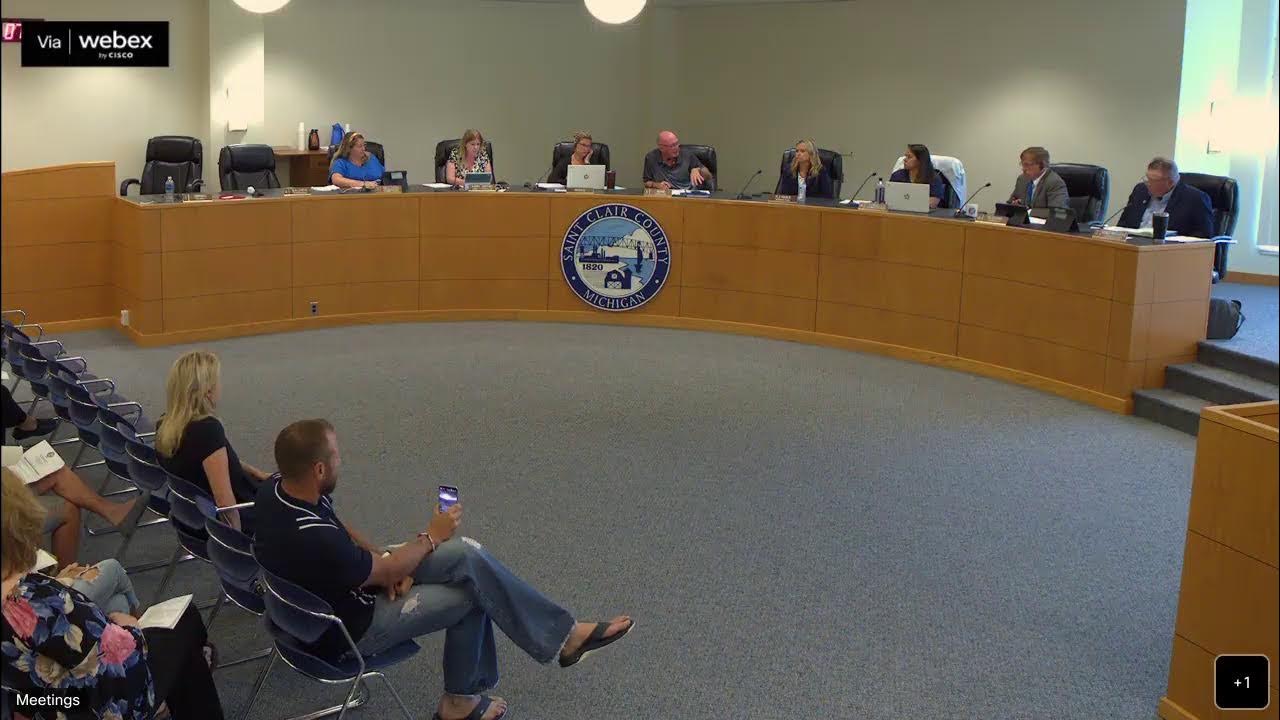 June 1st, 2023 St Clair County Board of Commissioners - YouTube
