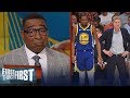 Cris Carter reacts to Steve Kerr's comments on Kevin Durant's injury | NBA | FIRST THINGS FIRST