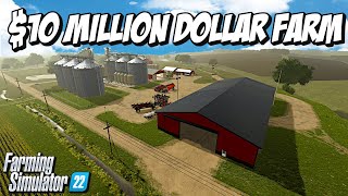 I Spent $10 Million Building an American Farm on UMRV | Farming Simulator 22