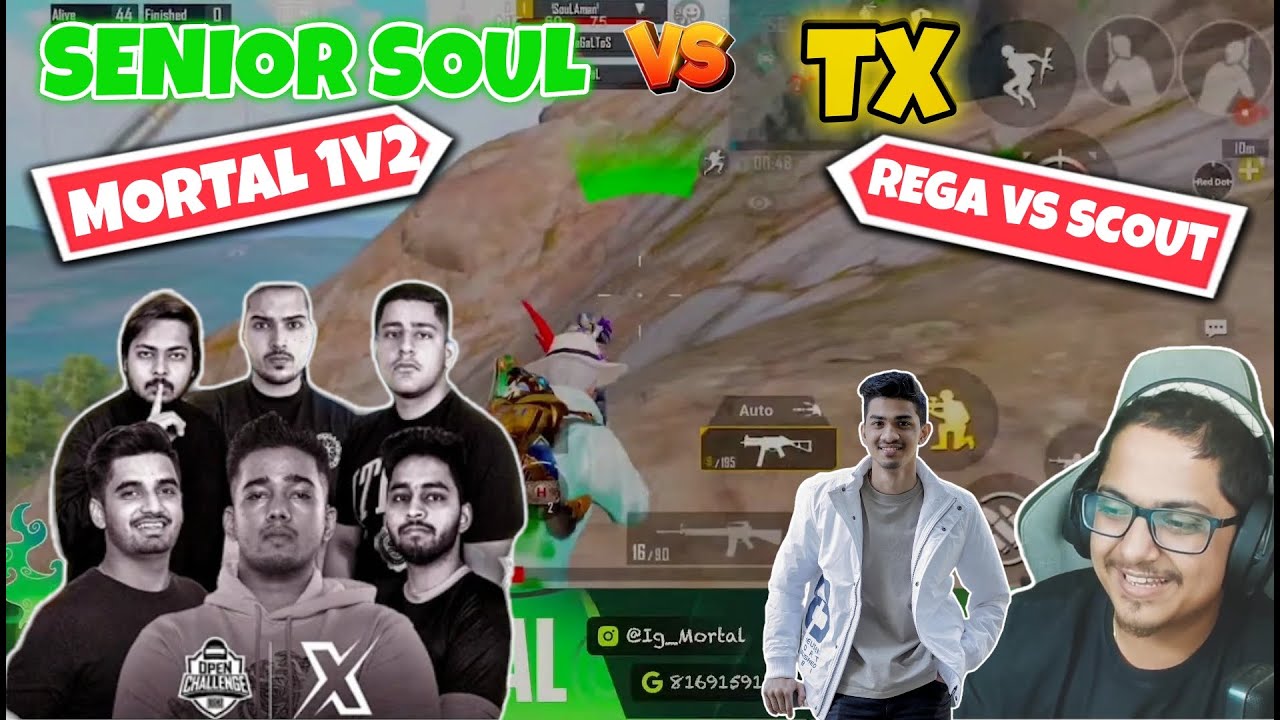 SENIOR SOUL VS TX 🔥 | REGA VS SCOUT 1V1 | MORTAL 1V2 TX 🔥 | #soulmortal ...