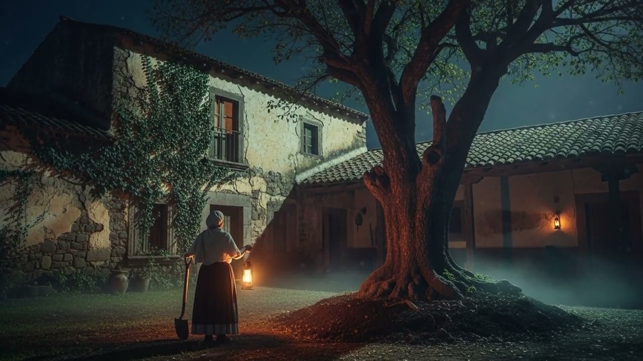 La Viuda Oyó Ruidos en el Patio del Algarrobo, Pátzcuaro (1937) — Lo Desenterrado Brillaba como Oro