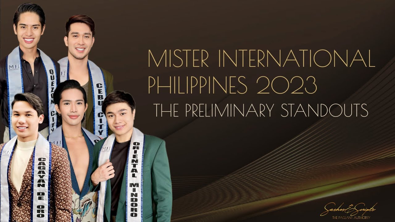 2023 Mister International Philippines Preliminary Standouts YouTube