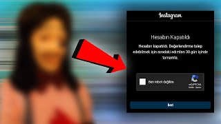 İNSTAGRAMDA PROFİL FOTOĞRAFI YAPINCA BANLANILAN HESAP FOTOĞRAFINI DENEDİM! (NEDEN HESAP KAPANIYOR?)