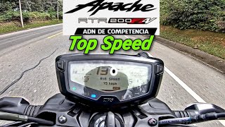 TVS Apache RTR 200 4V FI TOP SPEED  | Modos de Manejo | Medina Motors