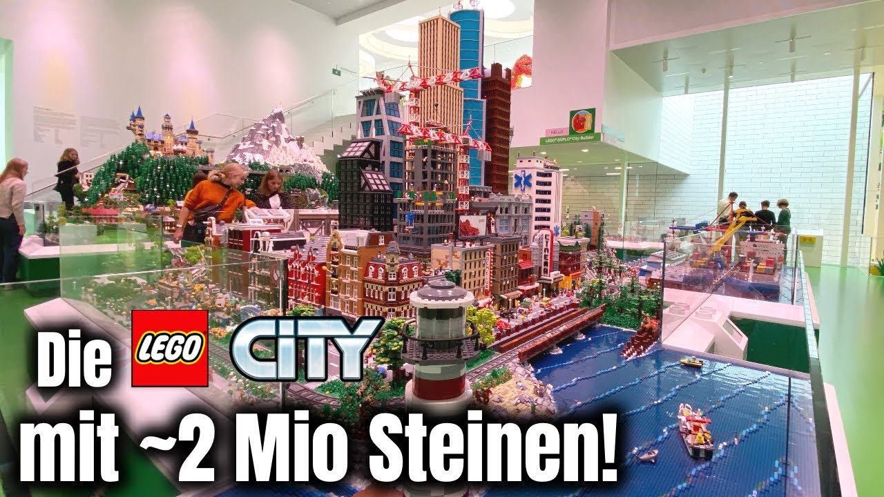 Die größte LEGO Stadt aller Zeiten: Neuaufbau auf riesiger Fläche!