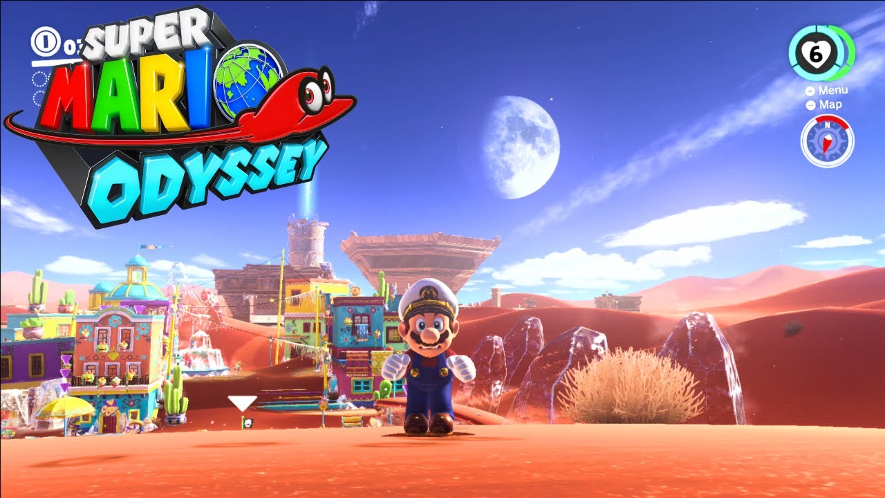 SERÁ QUE DÁ CERTO? 🎩 Jogando Super Mario Odyssey em Dupla no Sand Kingdom!