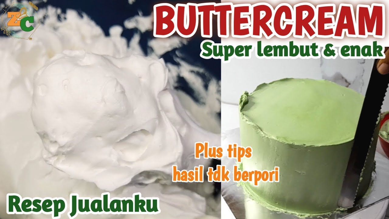 RESEP BUTTERCREAM ANDALANKU. TIDAK MUDAH BASI ❗❗