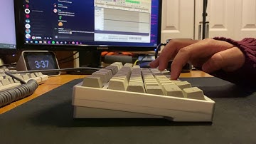 UTD 360c lubed FFFF switches typing test