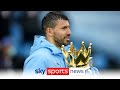 Sergio Aguero signs off his Premier League career in style as Manchester City thrash Everton 5-0