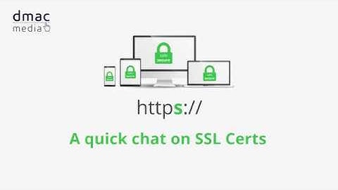 SSL Certificates and why your website needs one.