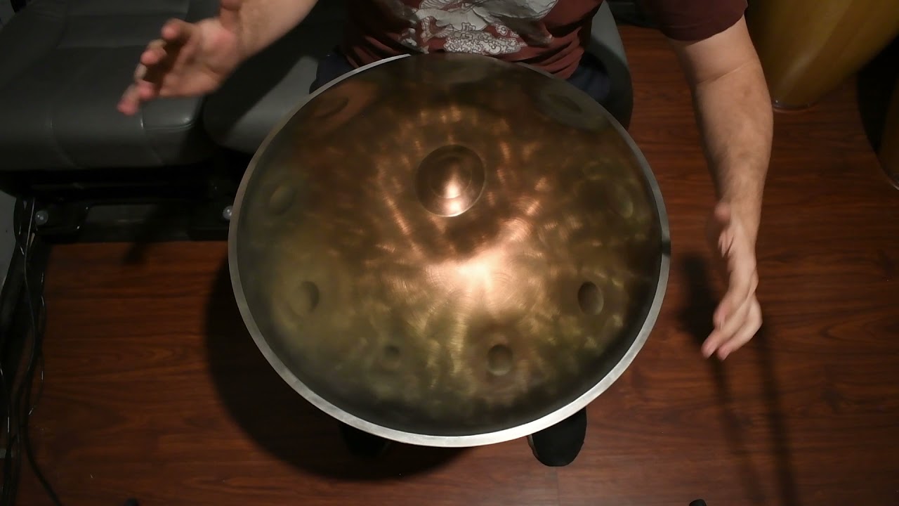 Hamsa Handpans - D Celtic Solstice 10 *stainless/ember steel*