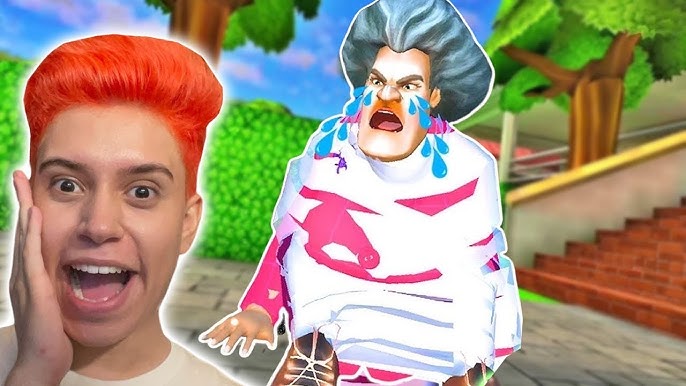 VINGANÇA!! PROFESSORA ASSUSTADORA CAIU EM UMA ARMADILHA!! (Scary Teacher) 