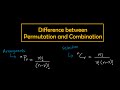 Difference Between Permutation and Combination | Explained with Examples
