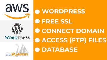 How to Install WordPress on AWS | Free SSL, Connect Domain, Access Files, PHPMyAdmin [2024]