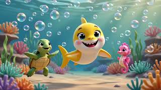 Baby Shark Bubble Bath 🌟🐬🫧  #kidsvideo #kidssongs #mrbeast #babyshark #babysharkdance 
