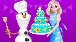 DIY Doces em Miniatura do Filme Frozen / Cozinhando em Miniatura – De Verdade