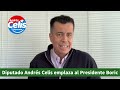 Diputado Andrés Celis emplaza a Presidente Boric, y le  advierte:  "Yo voy a estar con las víctimas"