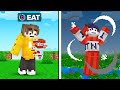 Minecraft BUT You Can EAT BLOCKS! (super powers)