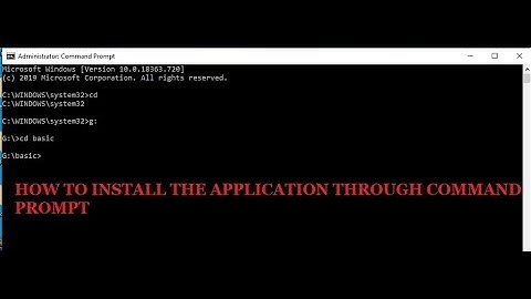 I Installed Applications Using Only Command Prompt