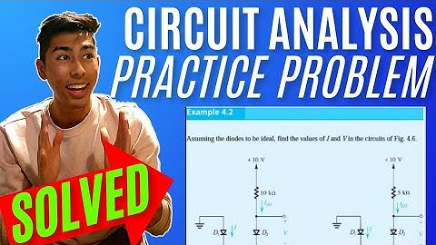 (a) Assuming the diodes to be ideal, find the values of I and V in the ... | Electronics I (Diodes)