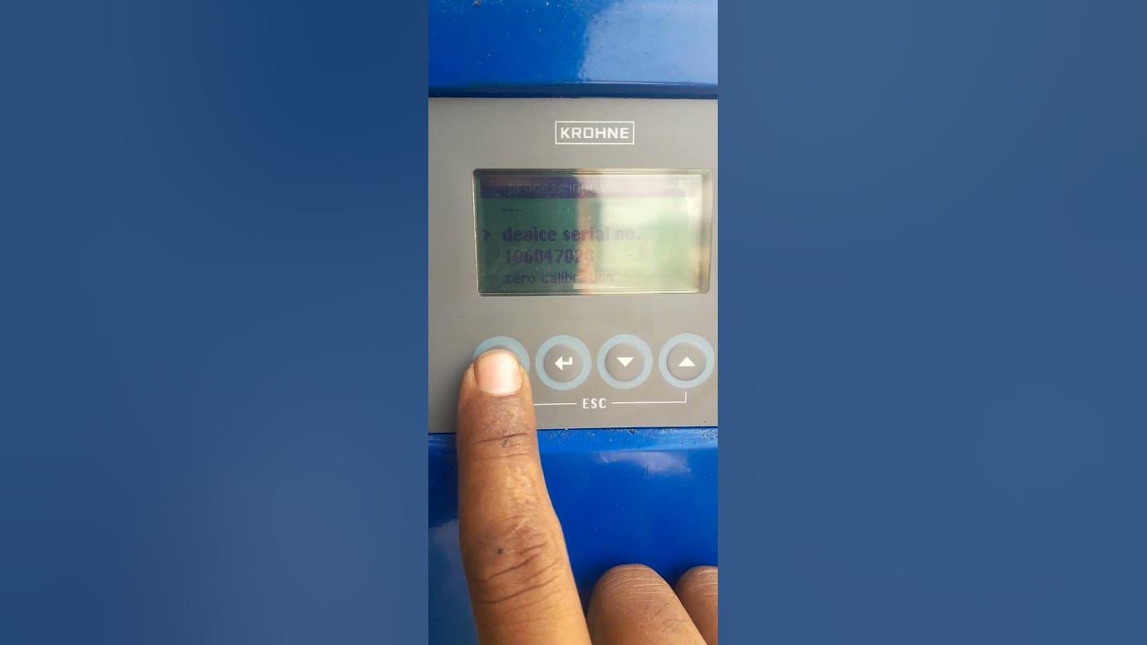 krohne marshall magnetic flowmeter quick configuration and zero
