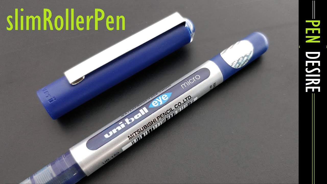 Uniball Eye Micro UB-150 - Fine Roller Pen - How this is the slimmest  writing Rollerball Pen - 449 