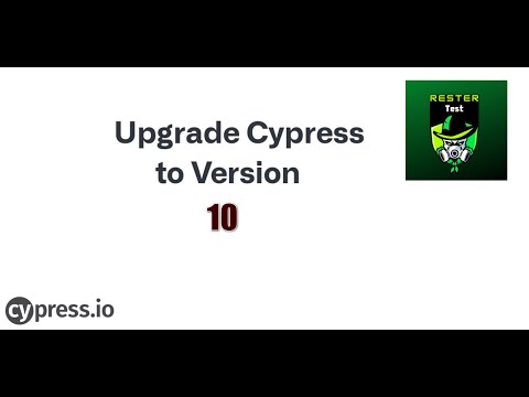 How to update to Cypress 10
