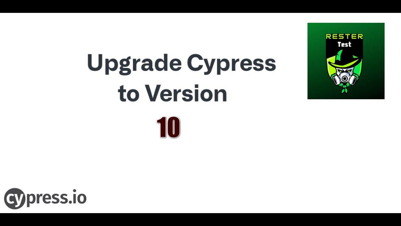 How to update to Cypress 10