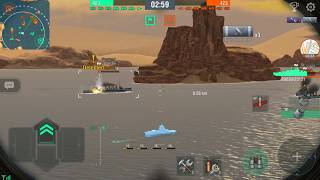 Tier 3 Battleship MVP Battle Star Gameplay 1 World of Warships Blitz screenshot 4