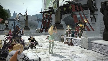 Final Fantasy XIV: AFK in Limsa Lominsa