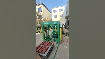 qtj4-18 interlocking paver block making machine for #guyana #paverblockmachinery