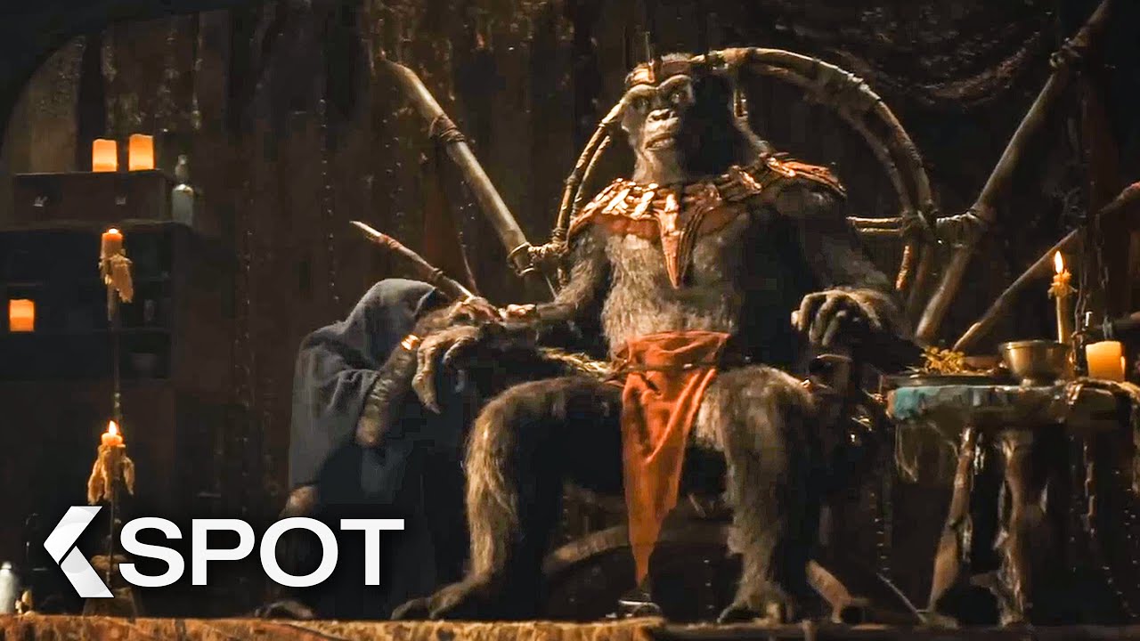 “The King” – New TV Spot & Trailer for KINGDOM OF THE PLANET OF THE APES (2024) – Video