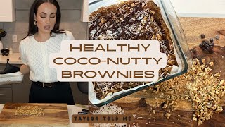 Healthy Caramel Coco-nutty Brownies