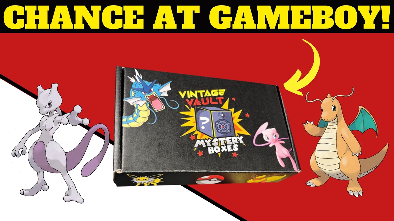 1st Edition Pack! Chance at a Gameboy in Vintage Vault Mystery Box 