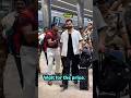 King Virat Kohli Airport Swag 🖤✈️ | Stylish Look in White Shirt & Black Outfit