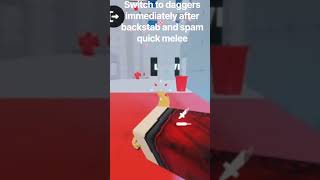 Knife Invisible Backstab tutorial #rivals #roblox #viral #gaming #hack #rivalsroblox