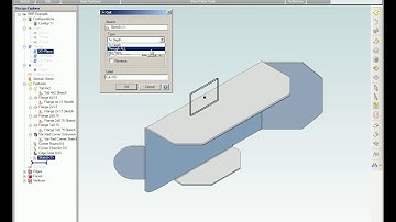 Sheet Metal Cut in Alibre Design (Legacy Interface)